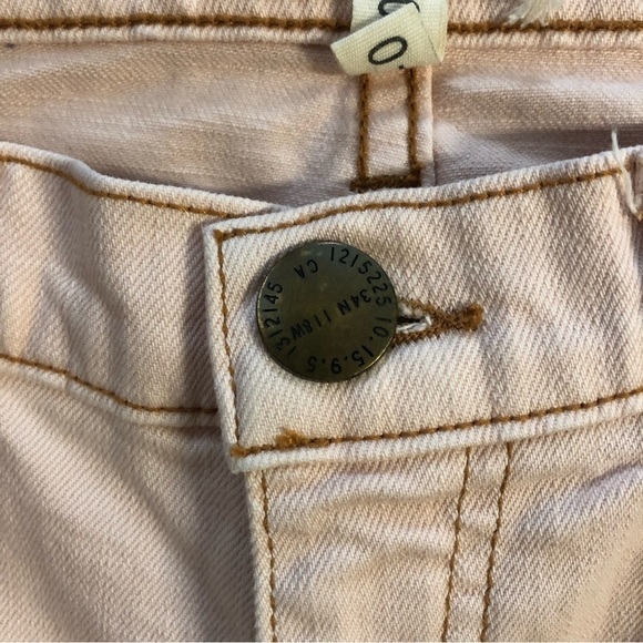 Current/Elliott Jeans Women’s 26 Skinny Blushback Harbor Destroy Busted Knees - Picture 4 of 8